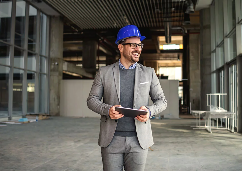 Digitale Bauplanung auf der Baustelle